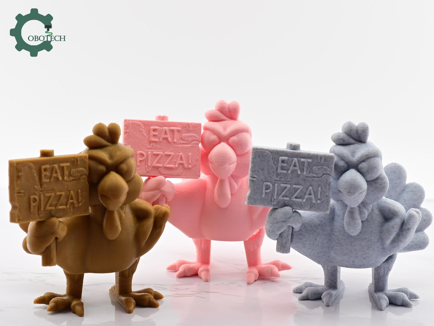 Digital Downloads Cobotech Articulated Eat Pizza ! Turkey - Fun Cobotech Toys - Unique Gifts - Home/Desk Decor - Fall Decor - Thanksgiving Decor