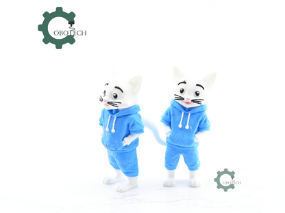 Digital Downloads - Cobotech Articulated Cat In Hoodie Urban Vibes
