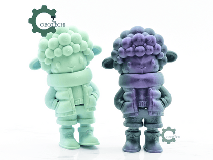 Digital Downloads - Cobotech Articulated Cozy Sheep In Urban Vibes Fashion