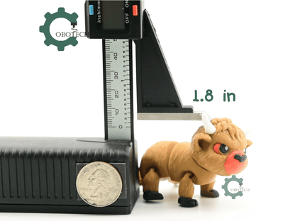 Digital Downloads - Cobotech Articulated Grumpy Highland Cow