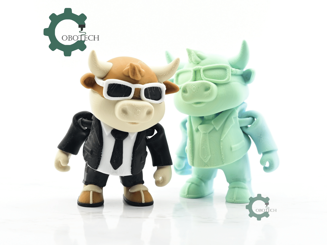 Exclusive Model, Not for Sale - Cobotech Articulated Stylish Bull In A Suit