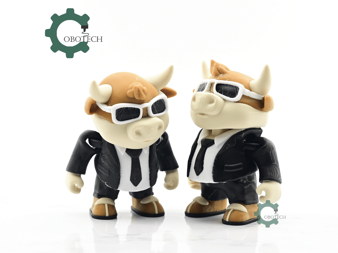 Exclusive Model, Not for Sale - Cobotech Articulated Stylish Bull In A Suit