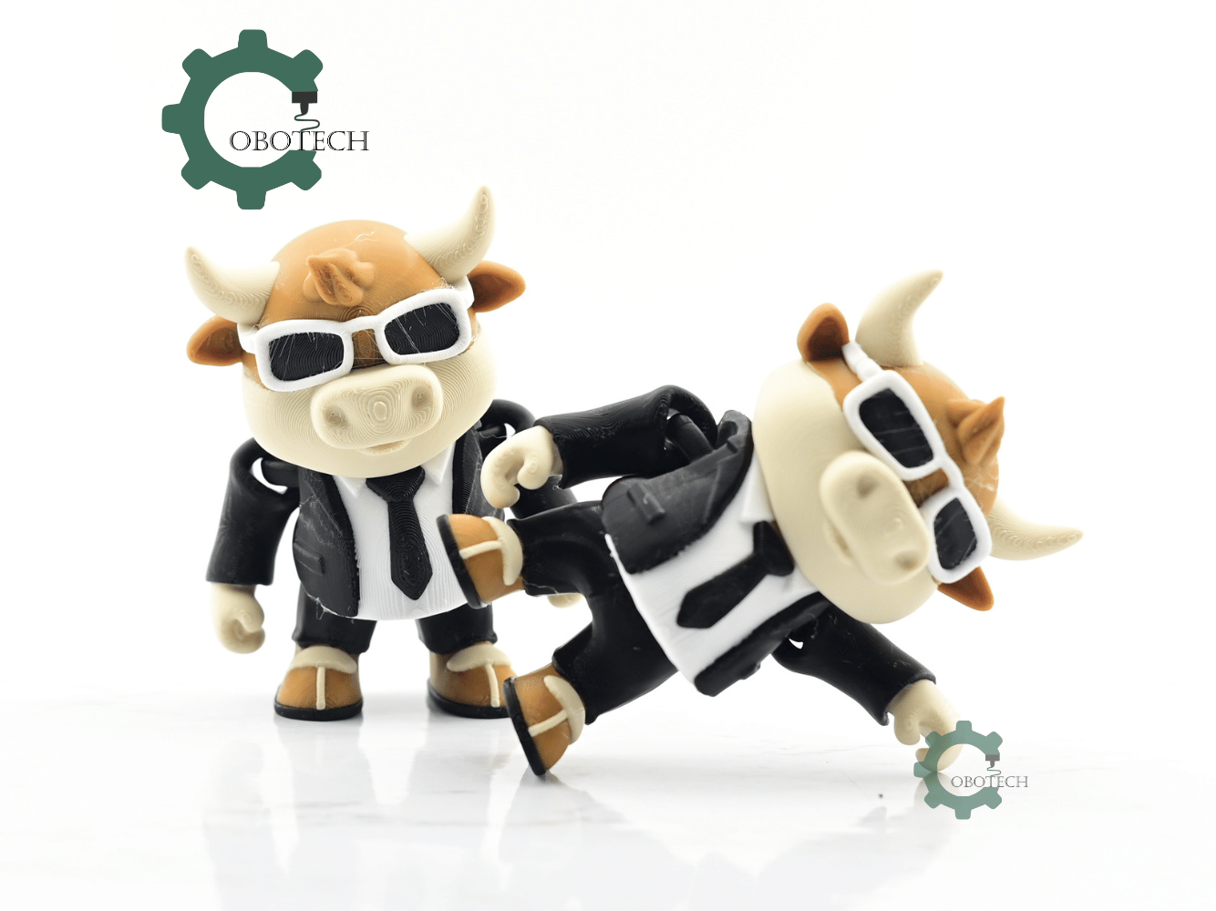 Exclusive Model, Not for Sale - Cobotech Articulated Stylish Bull In A Suit