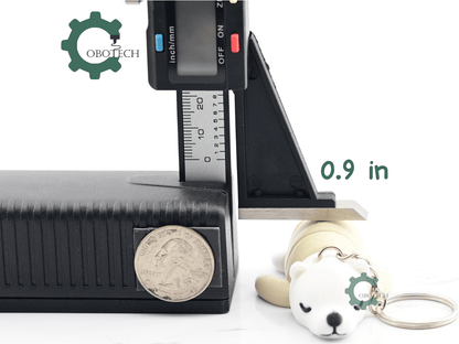 Digital Downloads - Cobotech Cute Sleeping Bear Articulated Keychain - Cute Backpack Keychain