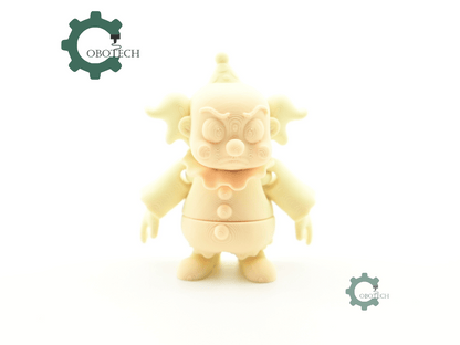 Digital Downloads - Cobotech Halloween Angry Clown Articulated Keychain - Cute Backpack Keychain