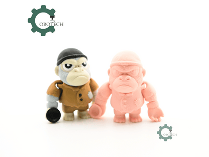 Digital Downloads - Cobotech Poor Grumpy Gorilla Articulated Keychain - Cute Backpack Keychain