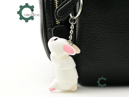 Digital Downloads - Cobotech Sleepy Bunny Articulated Keychain - Cute Backpack Keychain