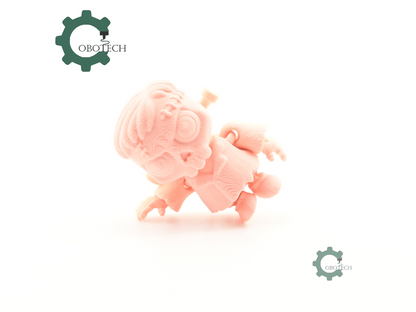 Digital Downloads - Cobotech Spooky Halloween Frankenstein Articulated Keychain - Cute Backpack Keychain