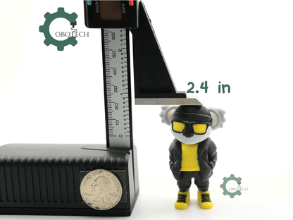 Digital Downloads - Cobotech Urban Vibes Koala Articulated Keychain - Cute Backpack Keychain