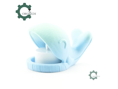 Digital Downloads - Cobotech Whale Led Tealight Candle Holder