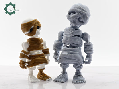 Digital Downloads Cobotech Articulated Skeleton Mummy by Cobotech - Fun Cobotech Halloween Toys - Fall Decor - Unique Gifts - Halloween Decor