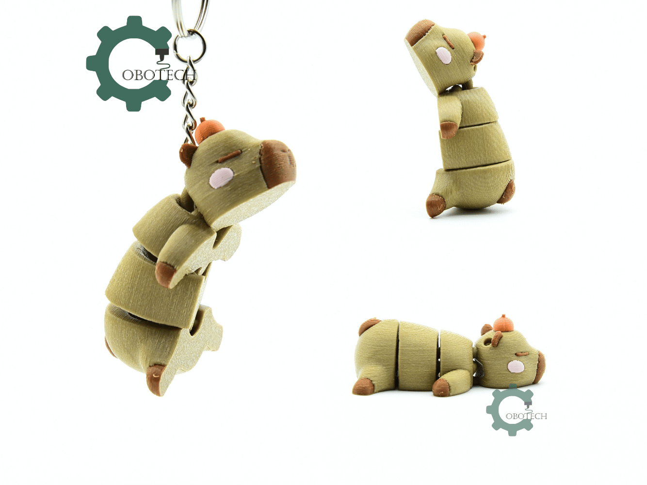 Cobotech-Sleepy Capybara Buddy Articulated Keychain_02.png