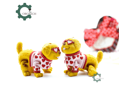 Cobotech-Valentine's Golden Retriever Articulated Keychain_08.png