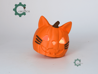 Cobotech-Cute Pumpkin Cat for Cat Lovers Candle Holder_07.png