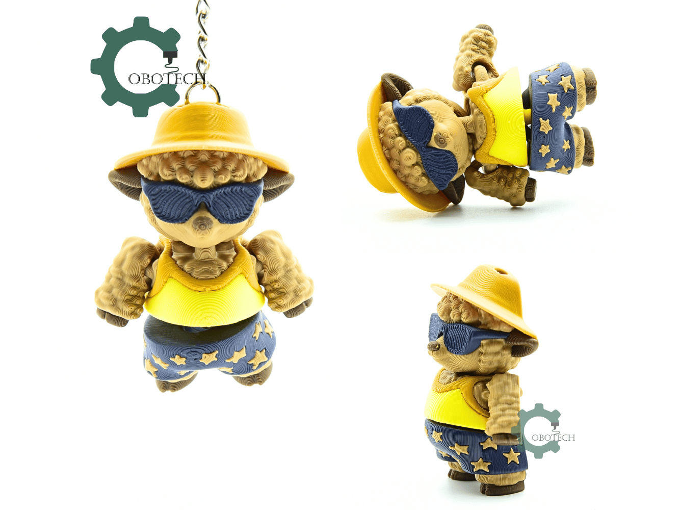 Cobotech-Cool Sheep for Animal Lovers Articulated Keychain_02.png
