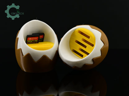 3D Print Game Card Holder Egg Sofa by Cobotech, Game Card Organizer, Desk/Home Decor, Cool Gift