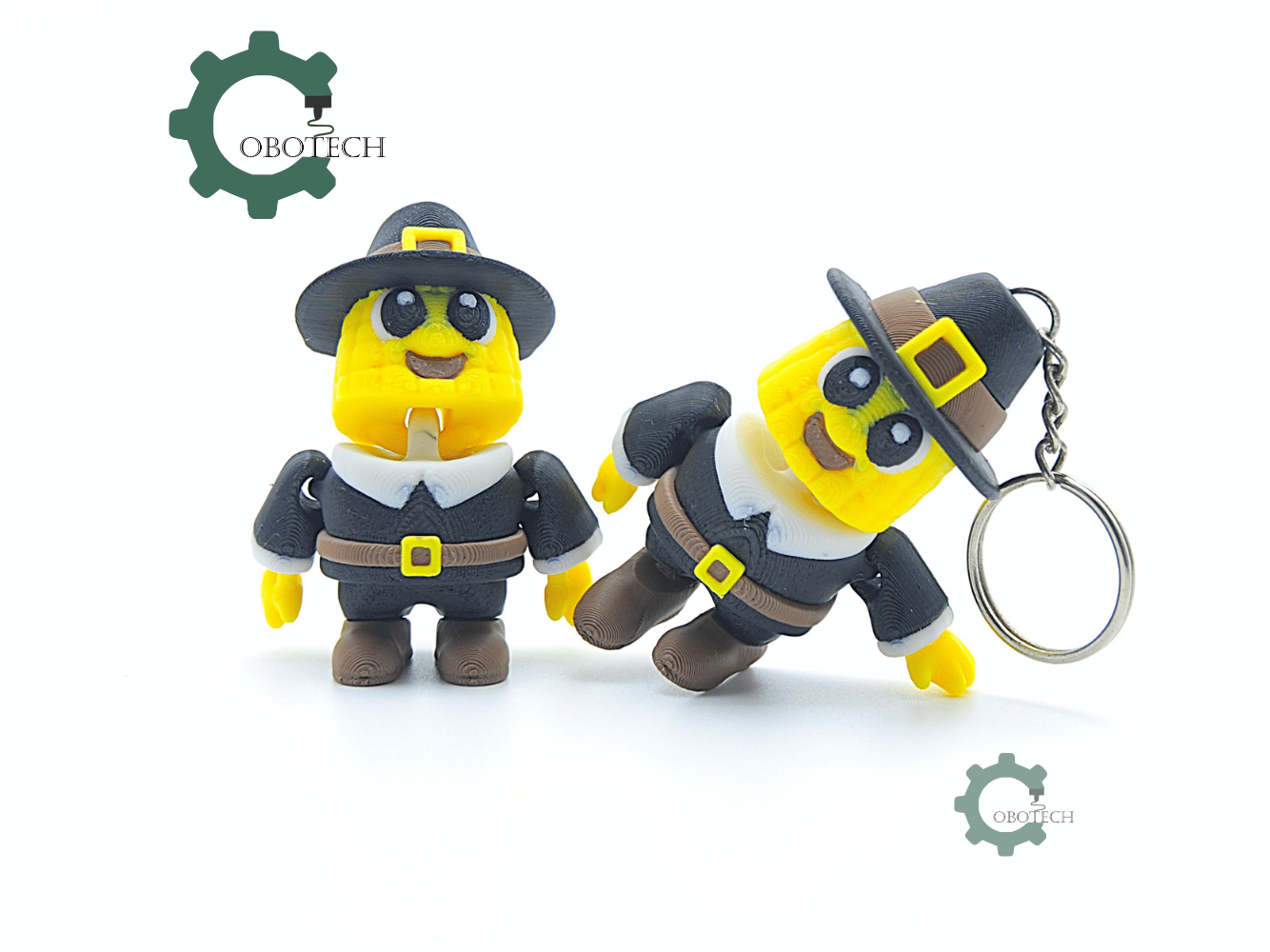 Cobotech-Thanksgiving Pilgrim Corn Articulated Keychain_08.png