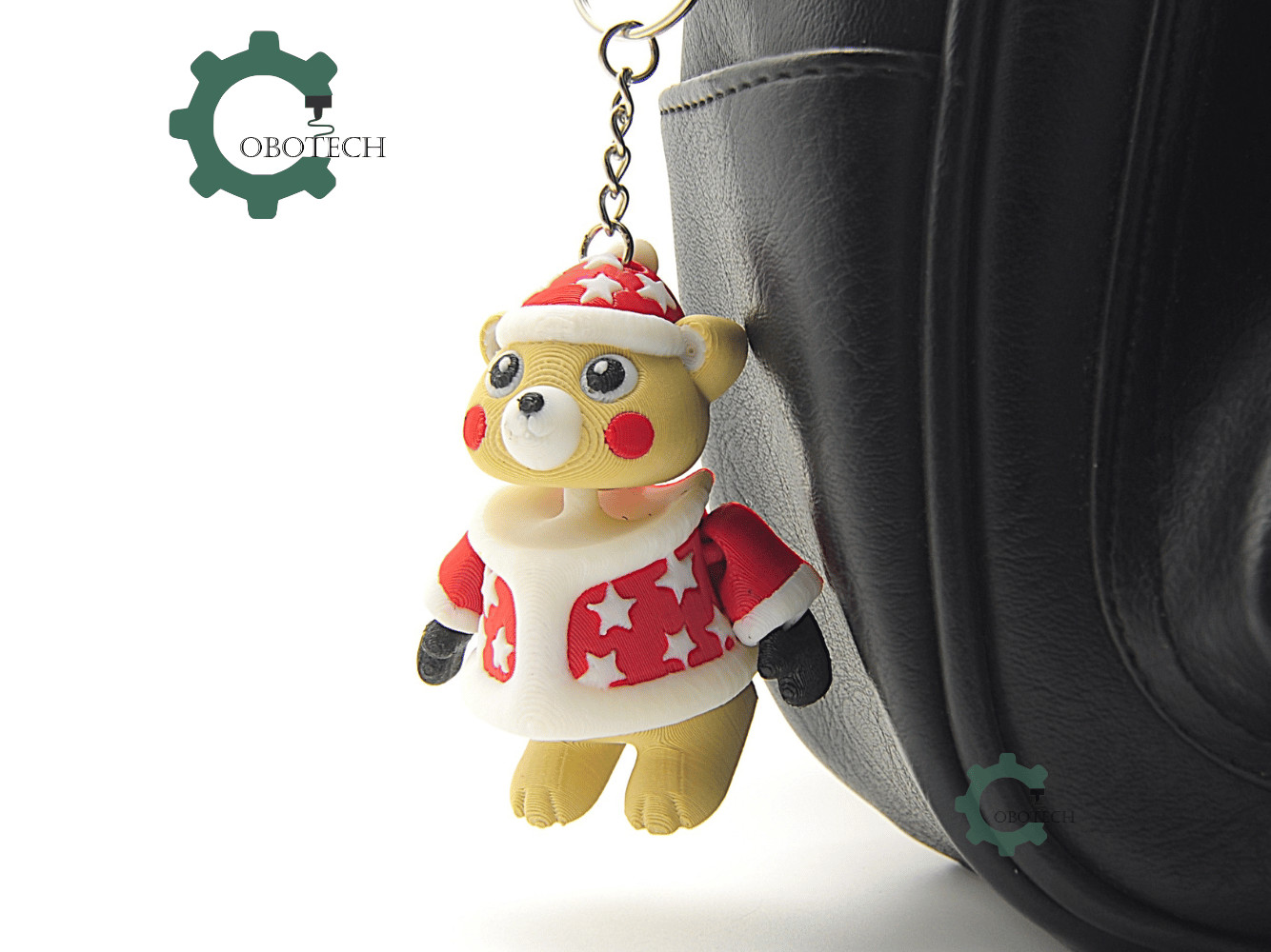 Cobotech-Winter Polar Bear Friend Articulated Keychain_06.png