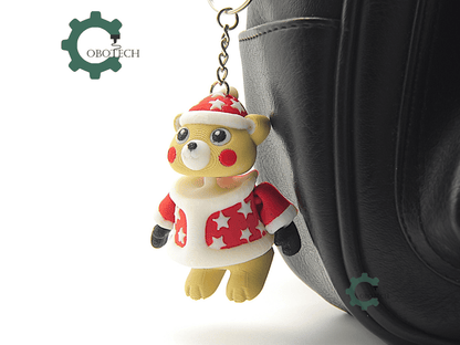 Cobotech-Winter Polar Bear Friend Articulated Keychain_06.png