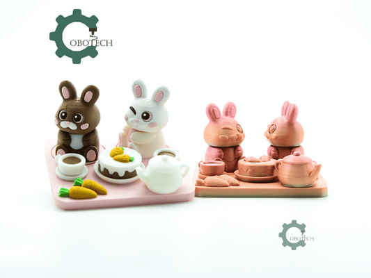 Cobotech-Spring Bunny Picnic Articulated Keychain_01.png