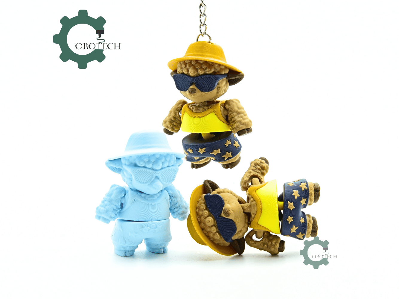 Cobotech-Cool Sheep for Animal Lovers Articulated Keychain_07.png