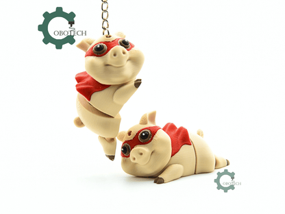 Cobotech-Playful Superhero Pig Articulated Keychain_01.png