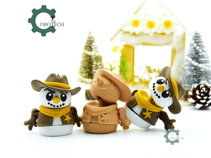 Cobotech-Winter Cowboy Snowman Articulated Keychain_07.png