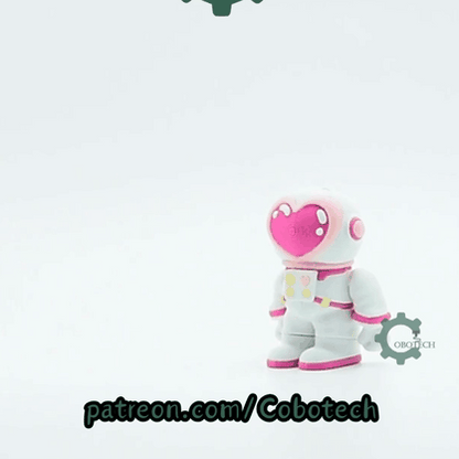 Cobotech-Valentine Love Astronaut Articulated Keychain_10.gif