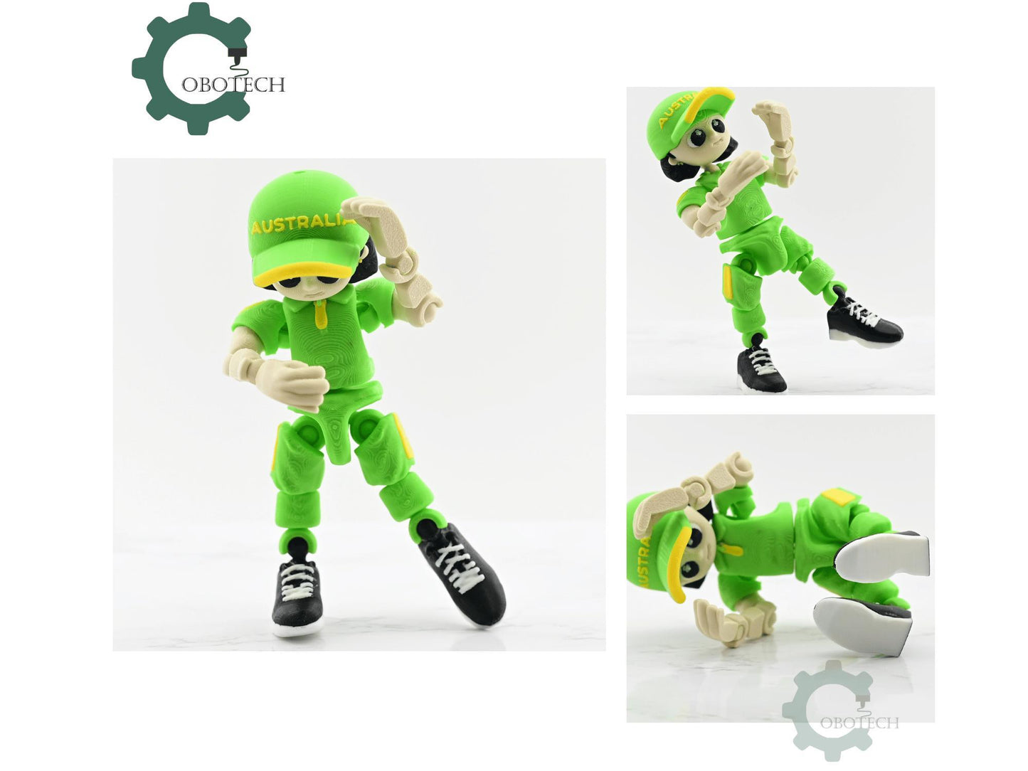 Digital Downloads   Articulated Posable Australian Break Dancer