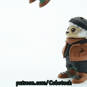 Cobotech-Winter Urban Sheep Articulated Keychain_10.gif