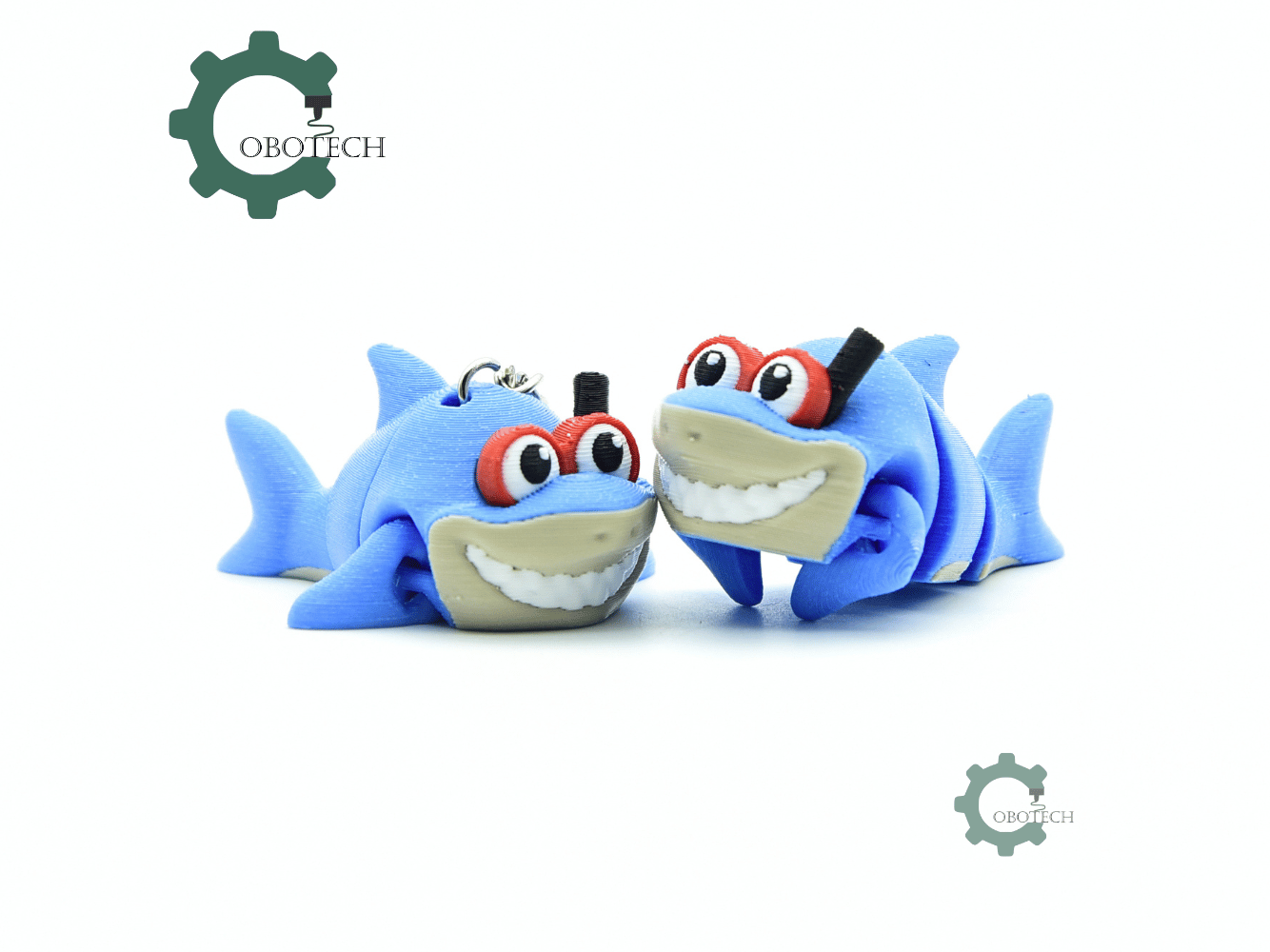 Cobotech-Playful Shark Diver Articulated Keychain_09.png