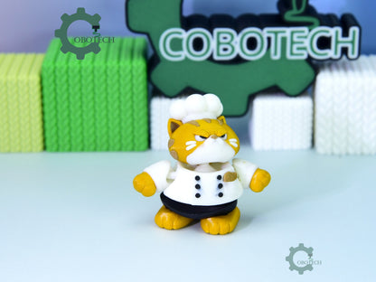 Cobotech-Grumpy Cat Chef Articulated Keychain_02.jpg