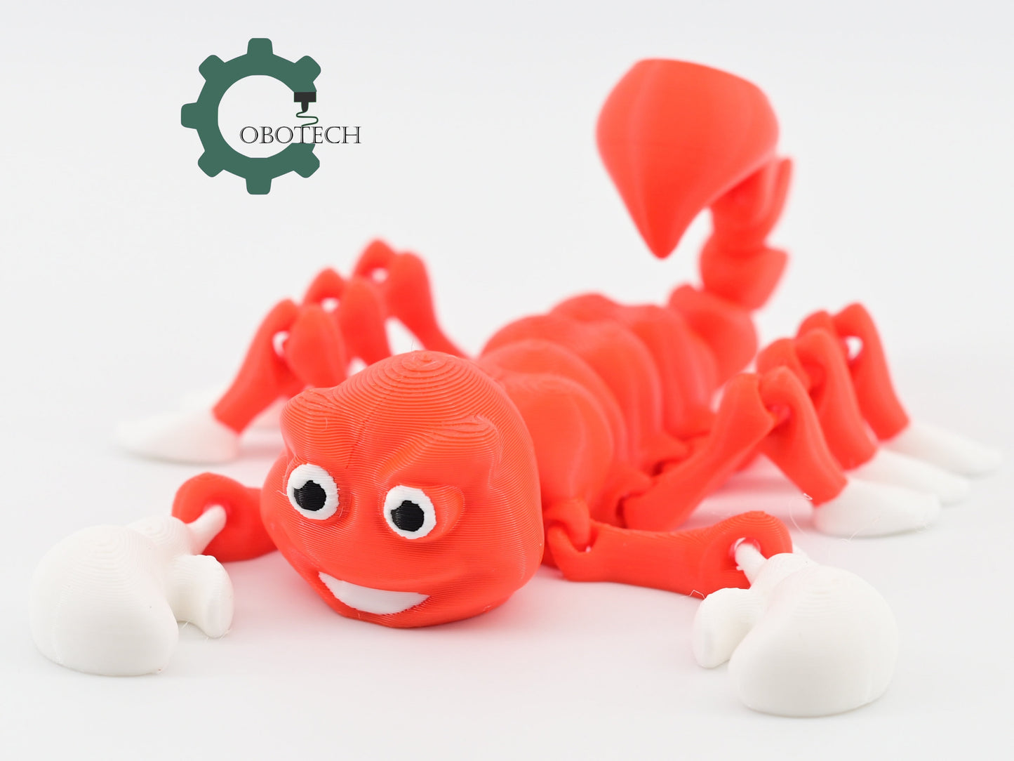 3D Print Articulated Scorpion Toy by Cobotech, Articulated Toys, Desk Decor, Cool Gift