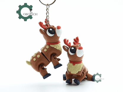 Cobotech-Christmas Grumpy Reindeer Articulated Keychain_01.png