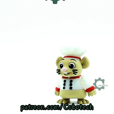 Cobotech-Chef Mouse Articulated Keychain_10.gif