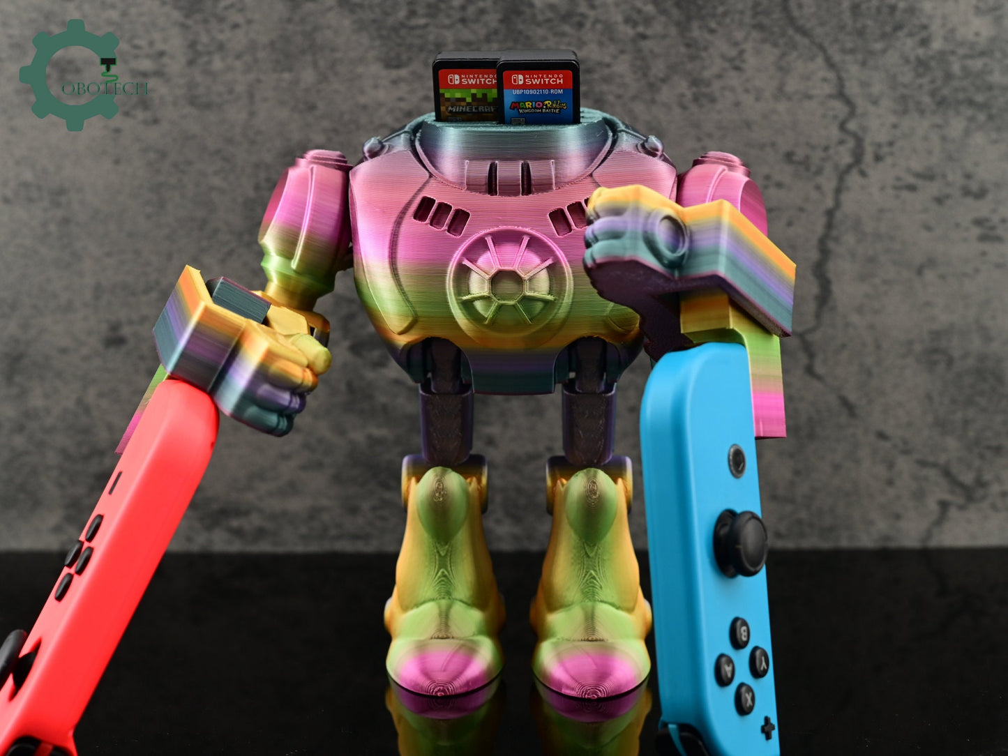 Exclusive Model, Not for Sale - Cobotech Robot with Controller Holder and Game Card Storage