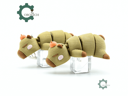 Cobotech-Sleepy Capybara Buddy Articulated Keychain_08.png