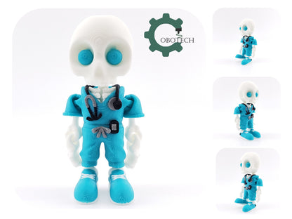 Digital Downloads Cobotech Articulated Skelly Nurse by Cobotech