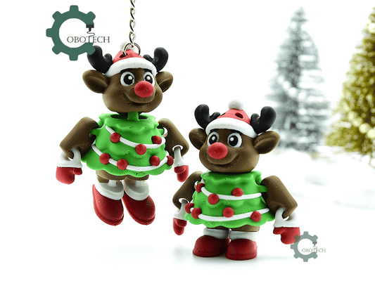 Cobotech-Christmas Reindeer Holiday Cheer Articulated Keychain_01.png