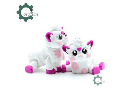 Cobotech-Cute Cow for Animal Lovers Articulated Keychain_08.png