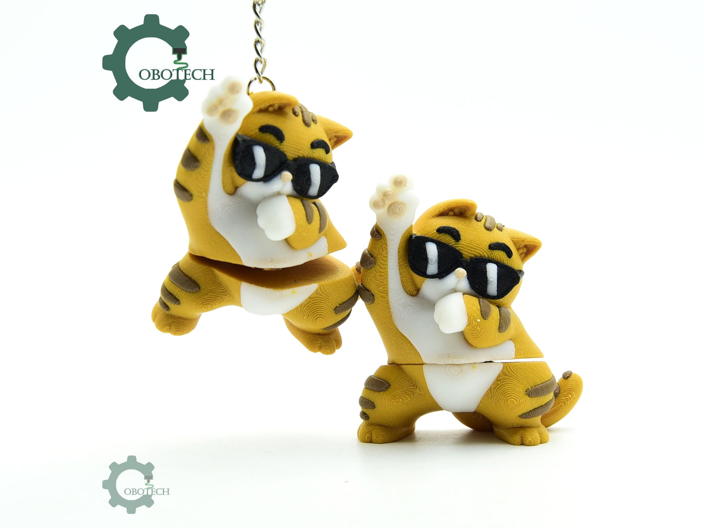 Cobotech-Cool Cat Buddy for Cat Lovers Articulated Keychain_01.jpg