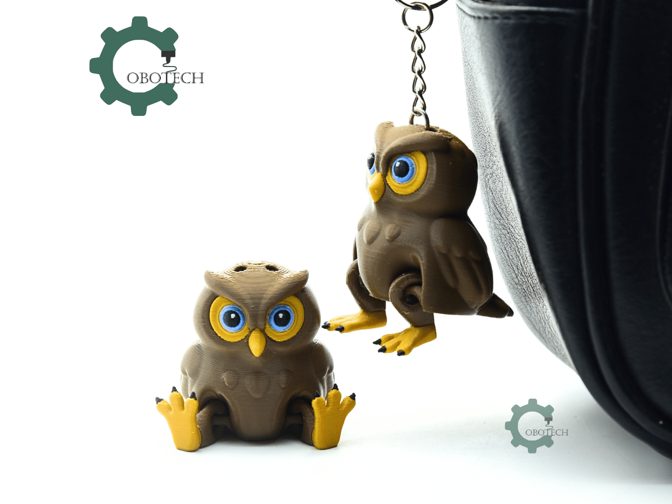 Cobotech-Curious Owl for Animal Lovers Articulated Keychain_05.png