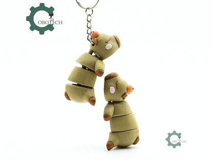 Cobotech-Sleepy Capybara Buddy Articulated Keychain_01.png