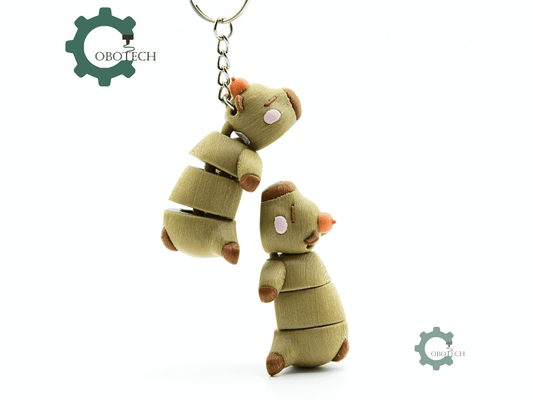 Cobotech-Sleepy Capybara Buddy Articulated Keychain_01.png