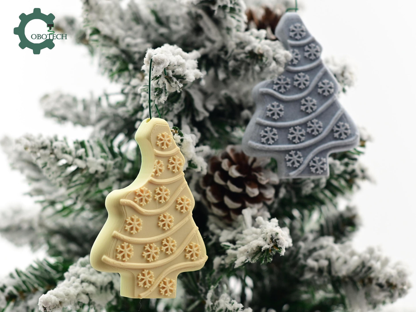 Digital Downloads Cobotech Christmas Cookie Ornament - Christmas Tree Cake Ornaments - Christmas Decor - Christmas Tree Ornaments