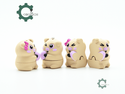 Cobotech-Cute Piggy Couple Magnet Articulated Keychain_08.png