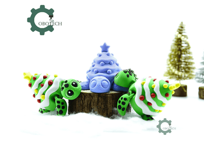 Cobotech-Christmas Turtle Ornament Articulated Keychain_07.png