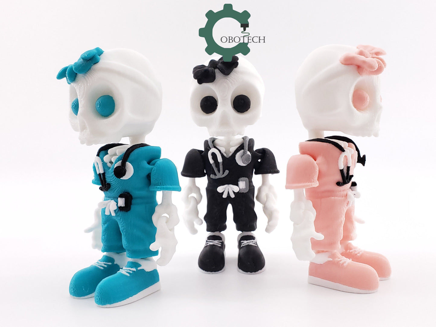 Digital Downloads Cobotech Articulated Skelly Female Nurse by Cobotech