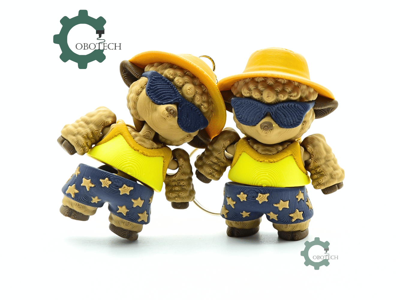 Cobotech-Cool Sheep for Animal Lovers Articulated Keychain_09.png