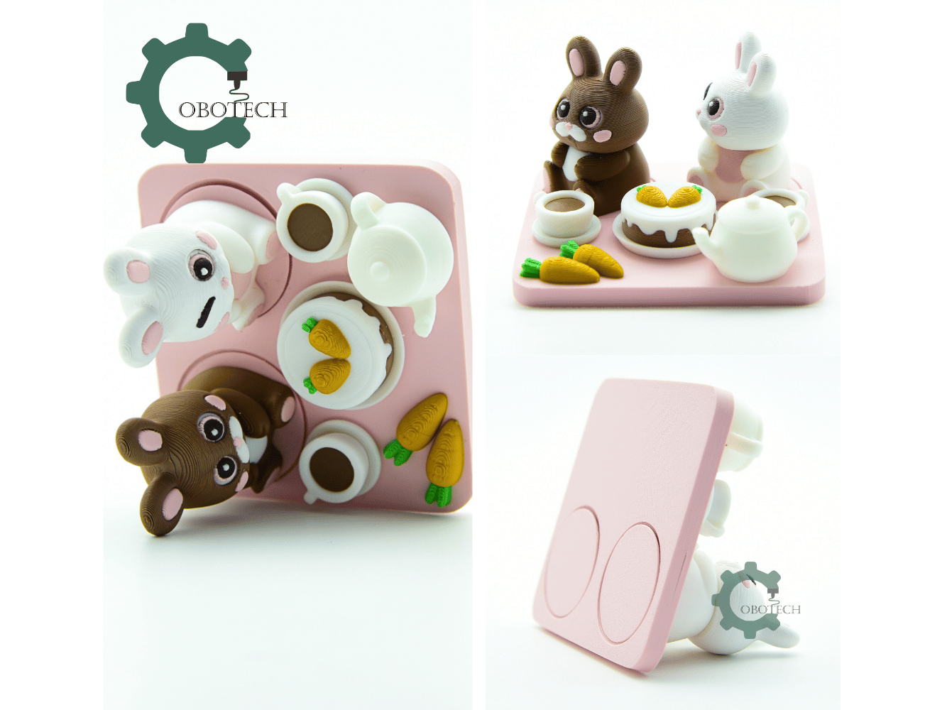 Cobotech-Spring Bunny Picnic Articulated Keychain_02.png